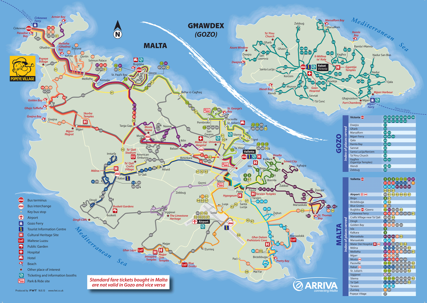 linie autobusowe na Malcie i Gozo